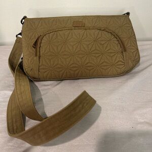 Lug Women's Tan Quilted Crossbody Bag/ Beltbag